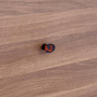 Pomolo per mobili laccato nero