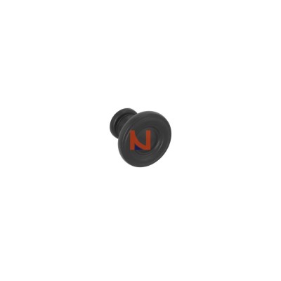 Pomolo per mobili laccato nero
