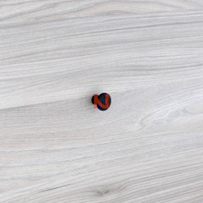 Pomolo per mobili laccato nero