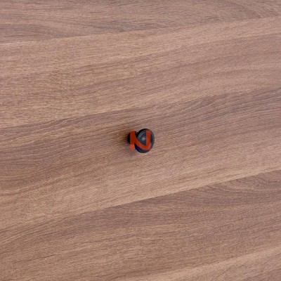 Pomolo per mobili laccato nero