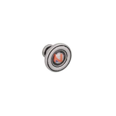 Pomolo per mobili argento vecchio brillante
