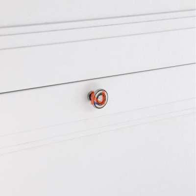 Pomolo per mobili argento vecchio brillante