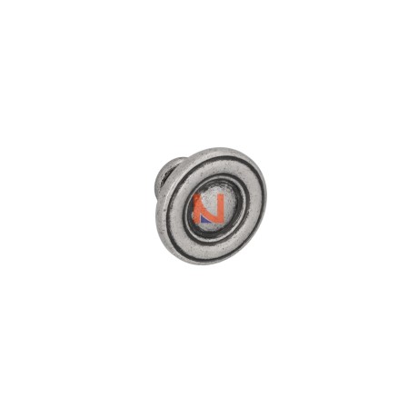 Pomolo per mobili argento vecchio brillante