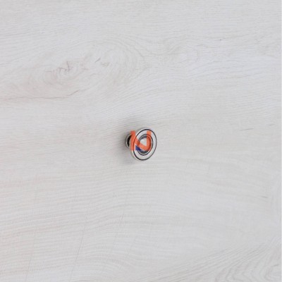 Pomolo per mobili argento vecchio brillante