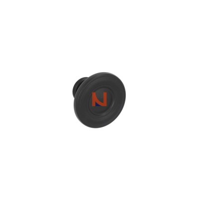 Pomolo per mobili laccato nero