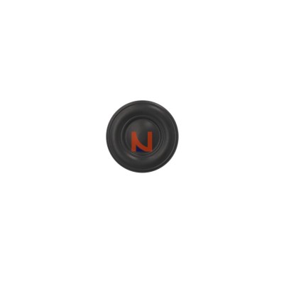 Pomolo per mobili laccato nero