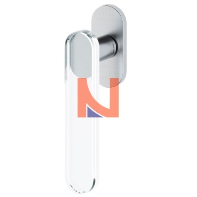 MARTELLINA DK PER FINESTRA AQUA K277B QUADRO 7X42 MM CROMO SATINATO-TRASPARENTE