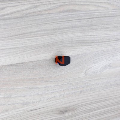 Pomolo per mobili laccato nero