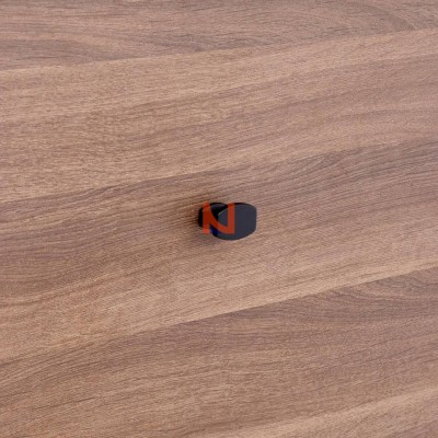 Pomolo per mobili laccato nero