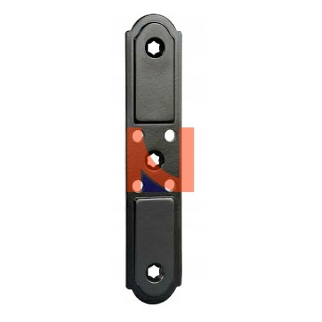 BANDELLA VERTICALE AGB 140X28 MM FINITURA NERO