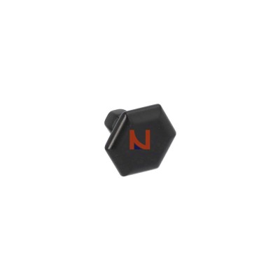 Pomolo per mobili laccato nero