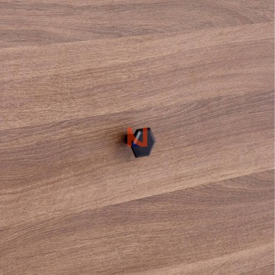 Pomolo per mobili laccato nero