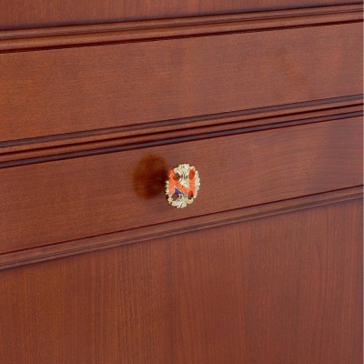 Pomolo per mobili placcato oro