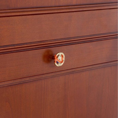 Pomolo per mobili placcato oro