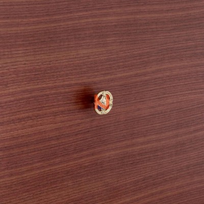 Pomolo per mobili placcato oro
