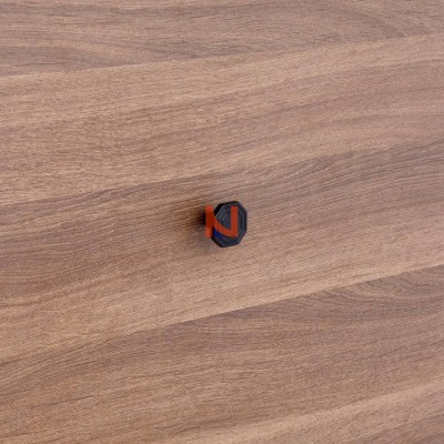 Pomolo per mobili laccato nero