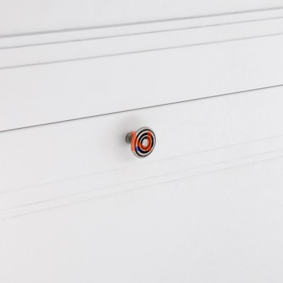 Pomolo per mobili argento vecchio brillante
