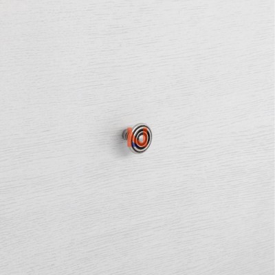 Pomolo per mobili argento vecchio brillante