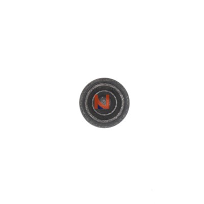 Pomolo per mobili vintage in ferro nero