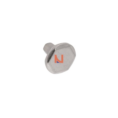 Pomolo per mobili vintage nickel