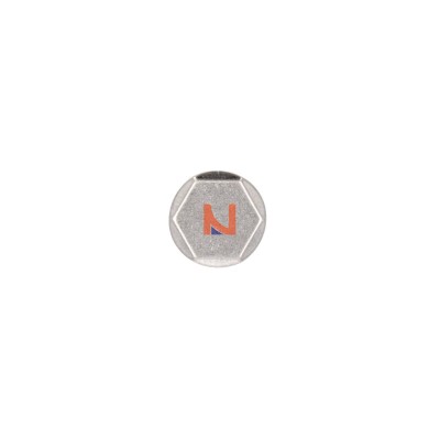 Pomolo per mobili vintage nickel