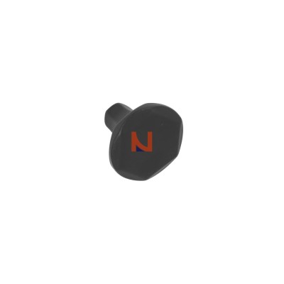 Pomolo per mobili laccato nero