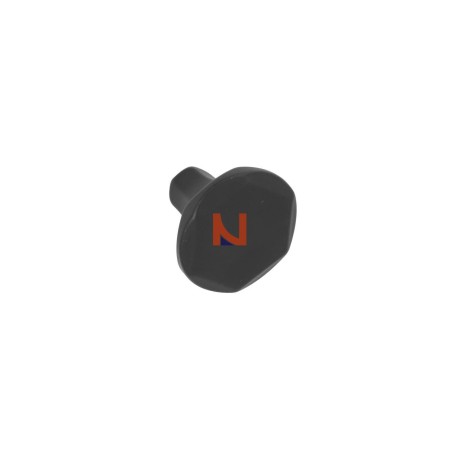 Pomolo per mobili laccato nero