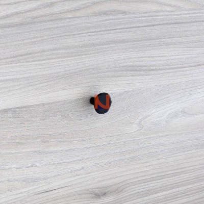 Pomolo per mobili laccato nero