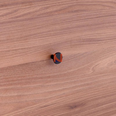 Pomolo per mobili laccato nero
