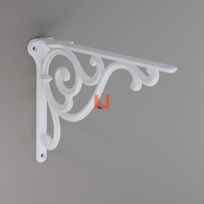 Reggimensola laccato bianco – 250mm