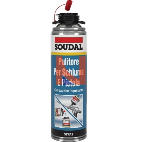 PULITORE SPRAY PER SCHIUMA E PISTOLA 500 ML