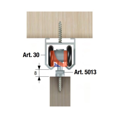 CARRELLO PER PORTA SCORREVOLE – OMGE 5013