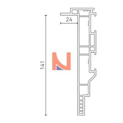 Controtelaio KLIMA PRO 141×24