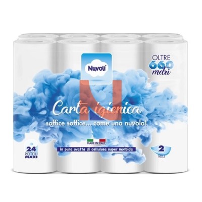 CARTA IGIENICA 2 VELI – 24 ROTOLI