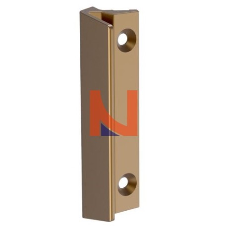 MANIGLIETTA ESTERNA PER PORTA BALCONE ALLUMINIO BRONZO CHIARO