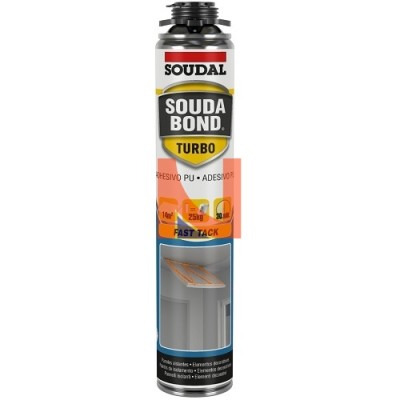 SOUDABOND TURBO GUN – ADESIVO IN SCHIUMA PU 750 ML