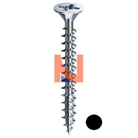 Vite con testa svasata piana 2,5×25 zincata