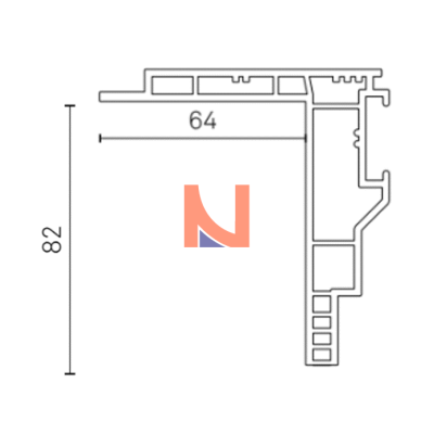 Controtelaio KLIMA PRO 82×64