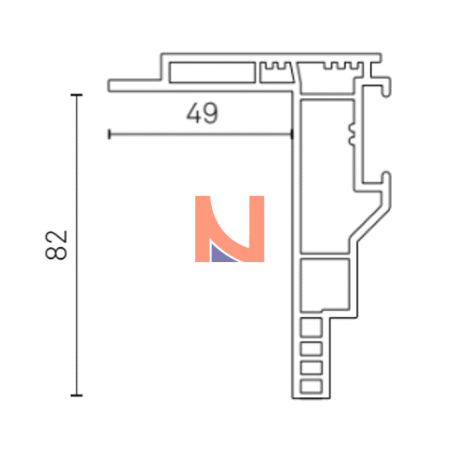 Controtelaio KLIMA PRO 82×49
