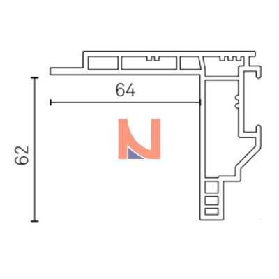 Controtelaio KLIMA PRO 62×64