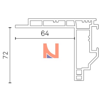 Controtelaio KLIMA PRO 57×64