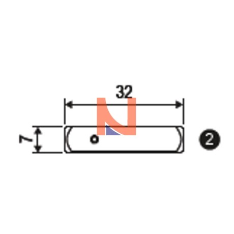 QUADRO PER DEVIATORE – ASSE 13 CON GUARNIZIONE IN BATTUTA