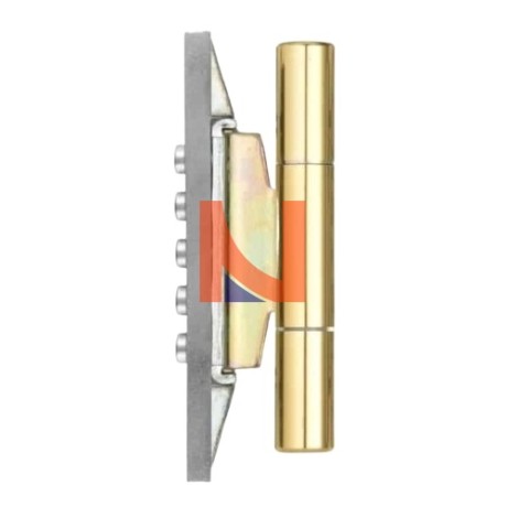 CERNIERA REGOLABILE DYNAMIC 3D Ø20 PER CAVA 16 MM, OTTONATO
