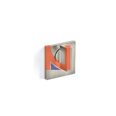 Mezzo chiavistello SPACE Q super-nichel satinato I202RCLB