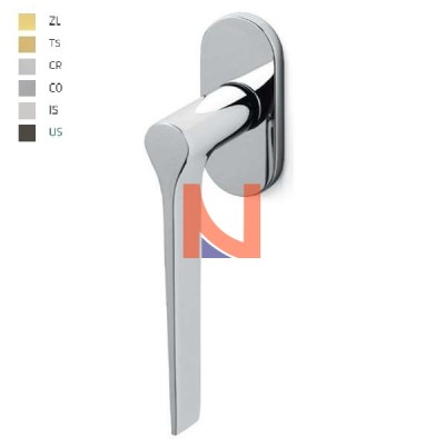 Martellina DK LAMA cromo satinato per finestre K107