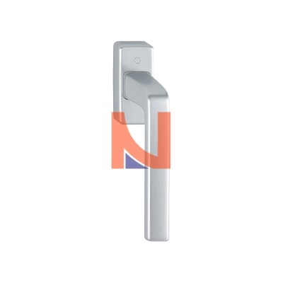 Martellina DK Hoppe Dublin con rosetta rettangolare 7×45 mm cromato satinato per porte da interni