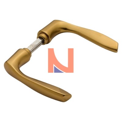 COPPIA MANIGLIE PER PORTA SERIE MILANO F4 ALLUMINIO BRONZO – SOLO IMMPUGNATURA