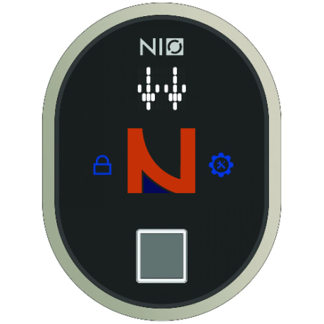 Lettore impronte digitali wireless a batterie