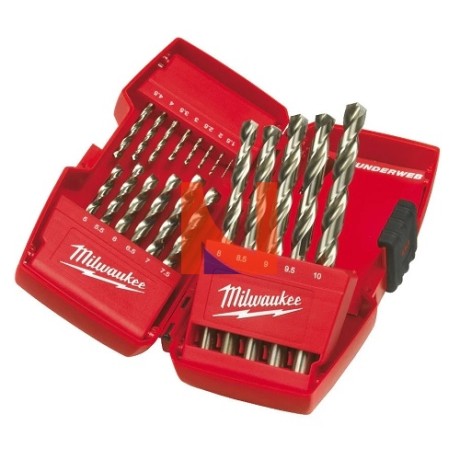 CASSETTA THUNDERWEB 19 PUNTE METALLO HSS- G – DIN 338