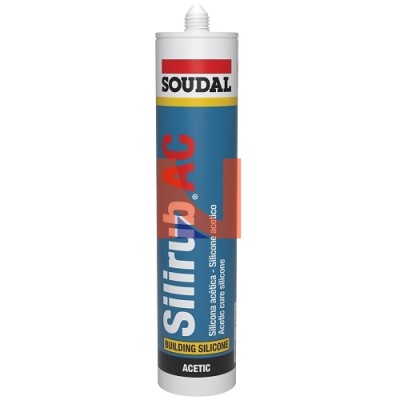 SILIRUB AC – SIGILLANTE SILICONICO ACETICO BIANCO 280 ML